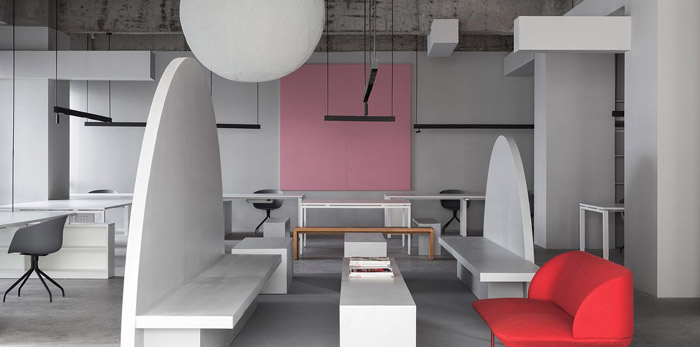 創新科技辦公室裝修設計效果圖