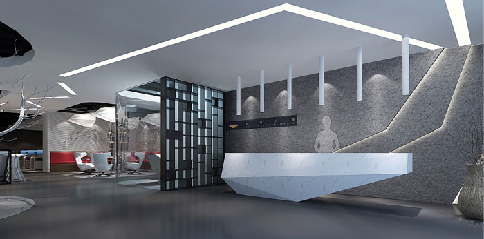 文化傳媒公司辦公室裝修設計效果圖