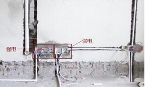 強電、弱電分路走