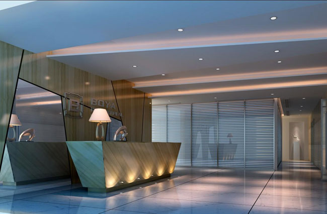 辦公室前臺材質(zhì)設(shè)計(jì)注意