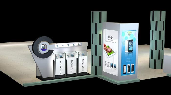 2016年最新、最熱手機店柜臺裝修設(shè)計案例效果圖