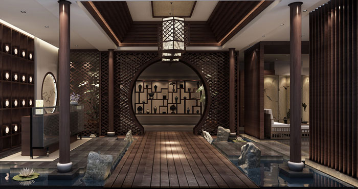 養(yǎng)生會(huì)所過(guò)道裝修設(shè)計(jì)案例效果圖