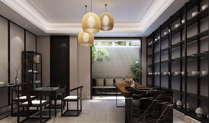 現代簡約風格別墅裝修設計案例效果圖