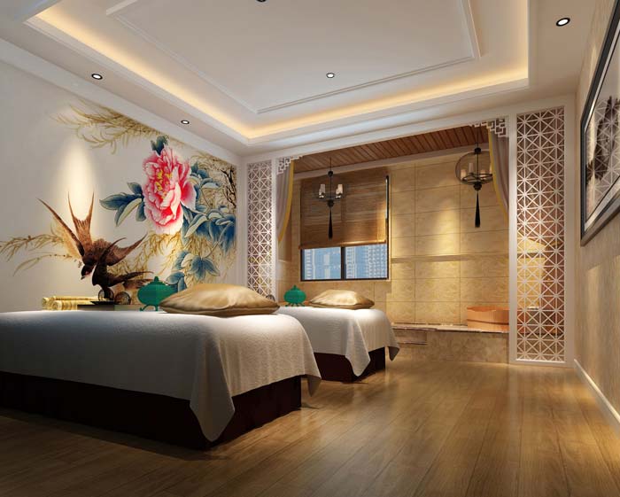 魅麗嘉美容會所客房裝修設計案例效果圖