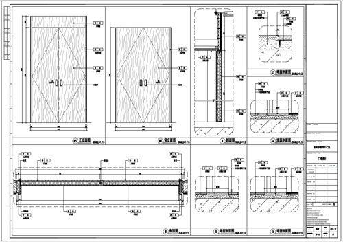 某寫字樓室內(nèi)深化設(shè)計(jì)裝飾施工圖門表圖5