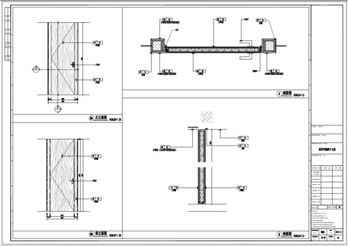 某寫字樓室內(nèi)深化設(shè)計(jì)裝飾施工圖門表圖(三)