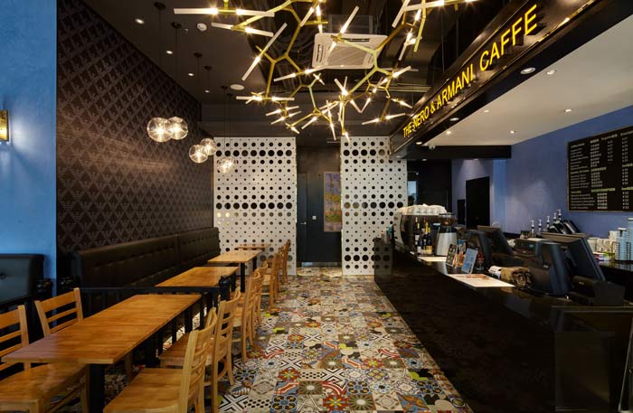 特色風(fēng)格咖啡廳前臺吧臺裝修設(shè)計(jì)案例效果圖