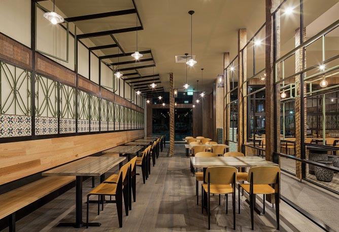 歷史、文化傳統(tǒng)氛圍下1200平方餐廳就餐區(qū)域設(shè)計方案效果圖