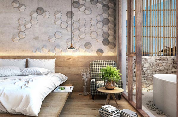 民宿酒店閱讀區效果圖