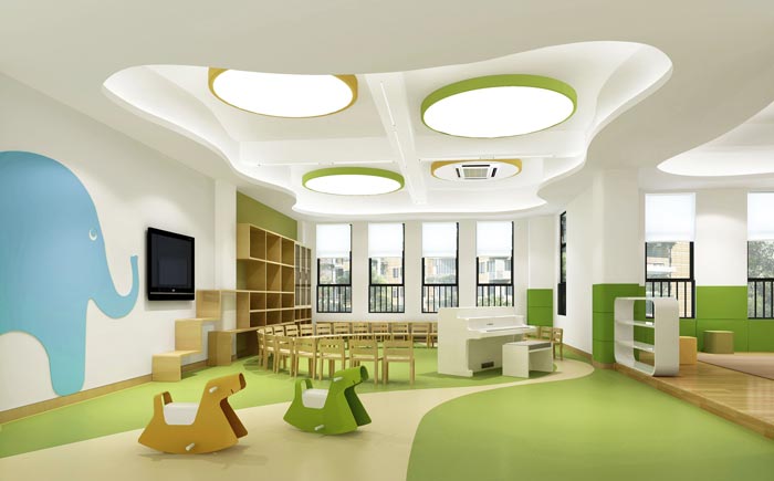 國(guó)際雙語幼兒園大班裝修設(shè)計(jì)案例