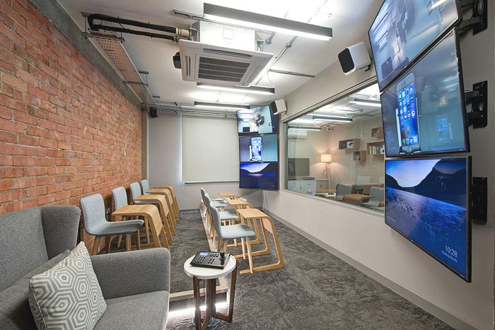 營銷策劃公司辦公室匯報室裝修設(shè)計案例效果圖