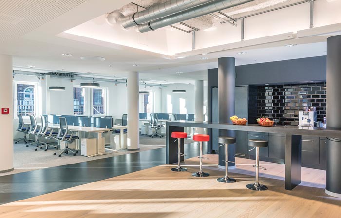 軟件公司辦公室茶水間裝修設計案例效果圖