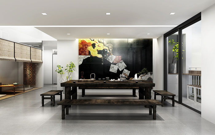 loft風格辦公室茶室裝修設計效果圖