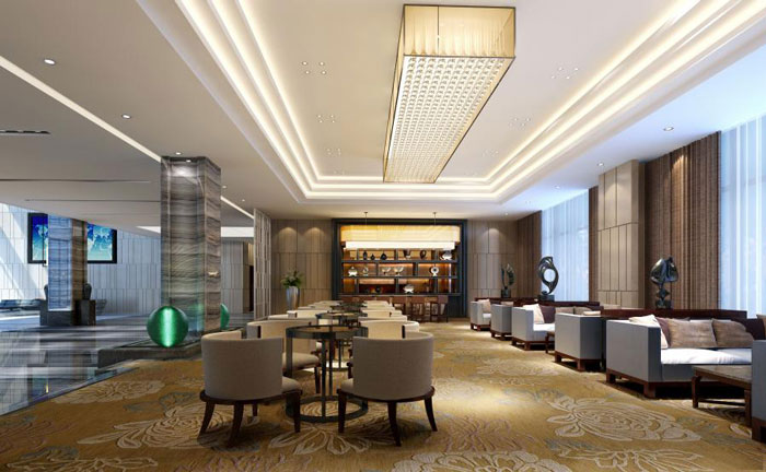 杭州濱江寫字樓接待區(qū)裝修設(shè)計效果圖