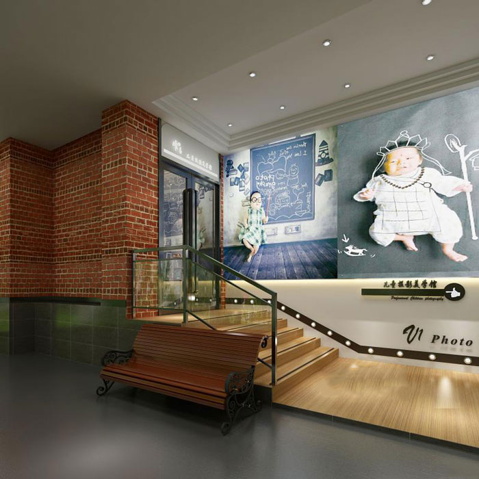兒童影樓進(jìn)門區(qū)裝修設(shè)計效果圖