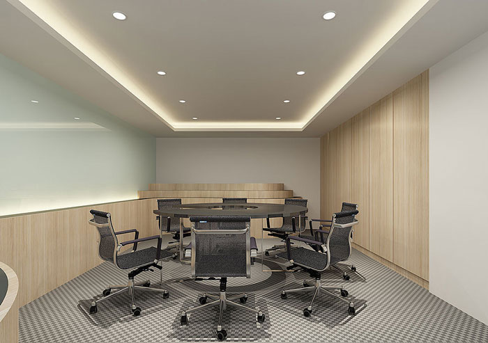 時尚辦公室洽談室裝修設計效果圖