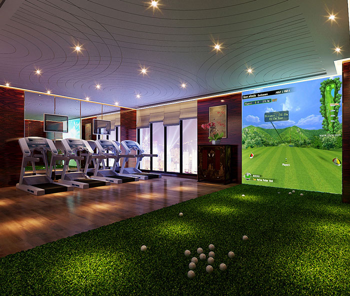 集團公司辦公室休閑區裝修設計效果圖