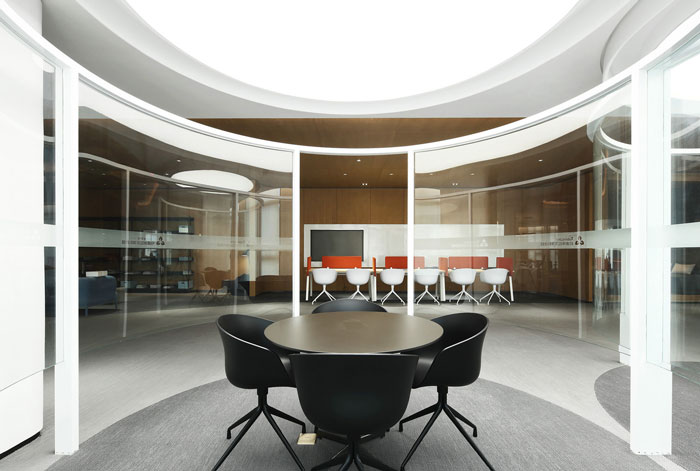 眾創空間辦公室洽談區裝修設計效果圖