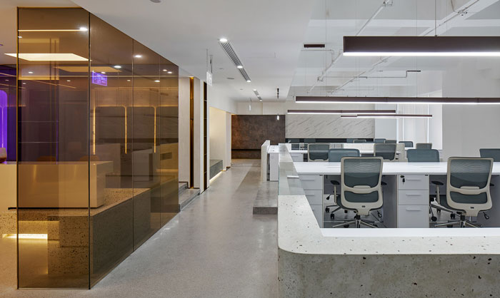 1300平方辦公室辦公區裝修設計效果圖