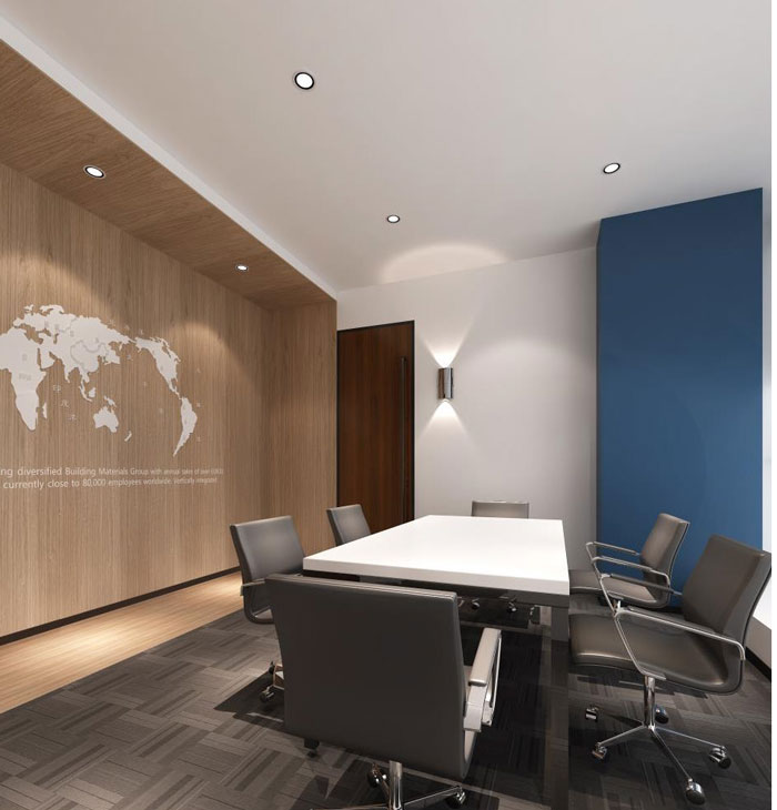 管理咨詢公司辦公室洽談室裝修設計效果圖