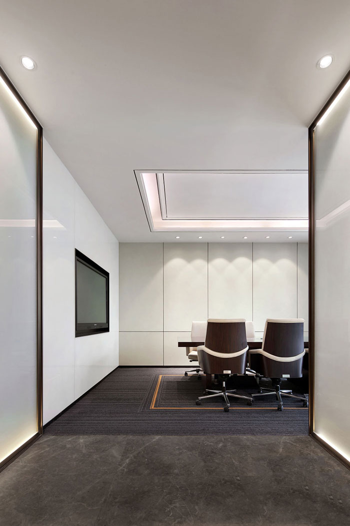 藥業公司辦公室會議室裝修設計效果圖