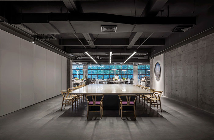 智能辦公室會議室裝修設計效果圖