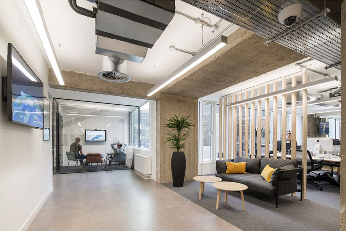 2300平方辦公室接待區裝修設計效果圖