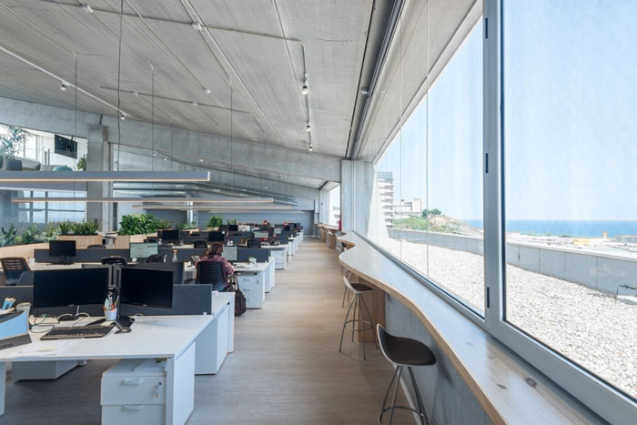 貨運公司辦公室辦公區裝修設計效果圖