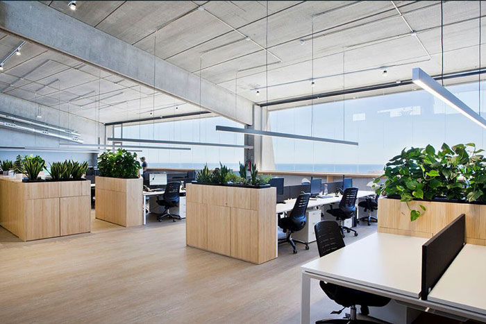 貨運公司辦公室辦公區裝修設計效果圖