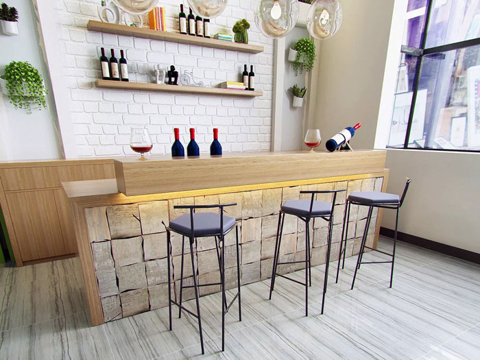 LOFT風(fēng)格辦公室吧臺(tái)裝修設(shè)計(jì)效果圖