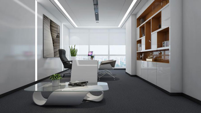 杭州瓶窯總經理辦公室裝修設計方案