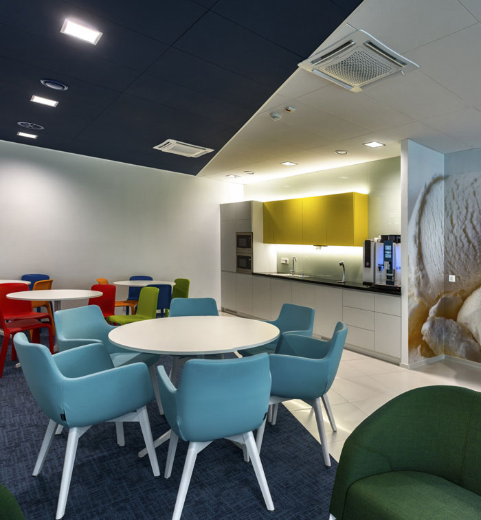 涂料公司辦公室茶水間裝修設計效果圖