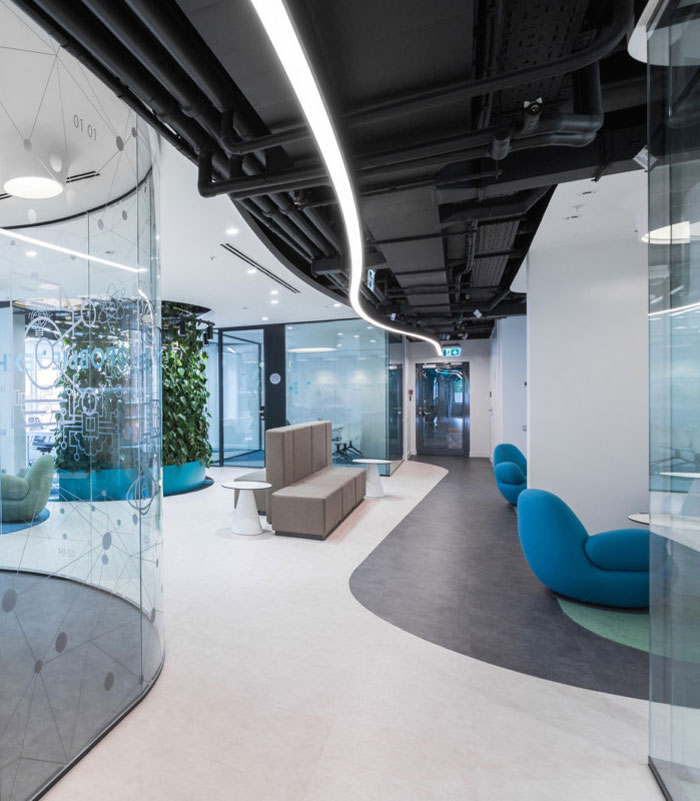 IT公司辦公室過道裝修設(shè)計效果圖