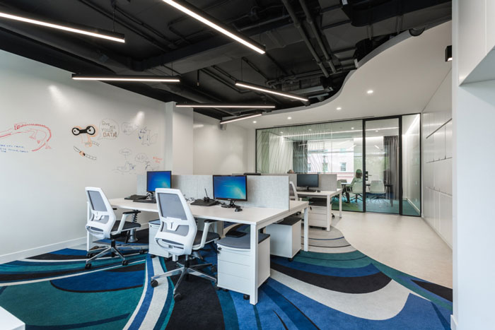 IT公司辦公室辦公區(qū)裝修設(shè)計效果圖