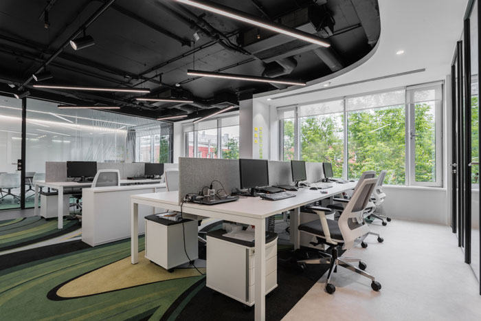 IT公司辦公室辦公區(qū)裝修設(shè)計效果圖