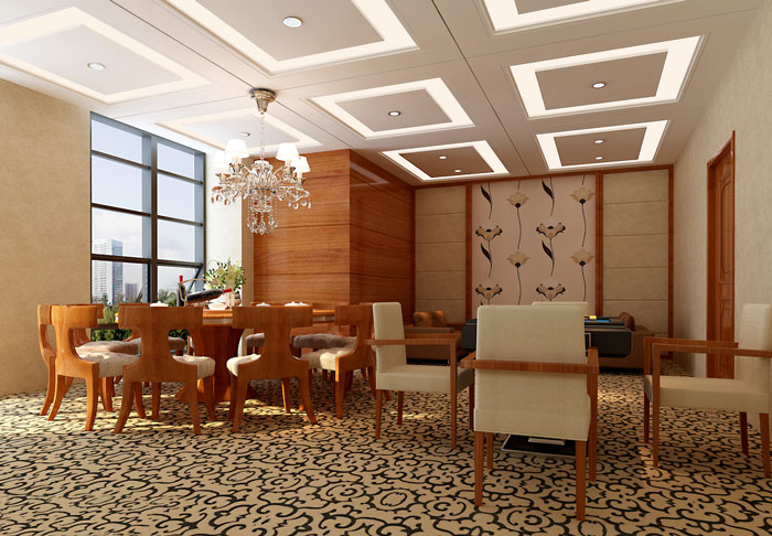 企業孵化器辦公室接待區裝修設計效果圖