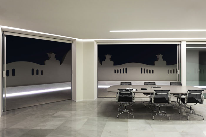 辦公樓頂樓會議室裝修設(shè)計效果圖