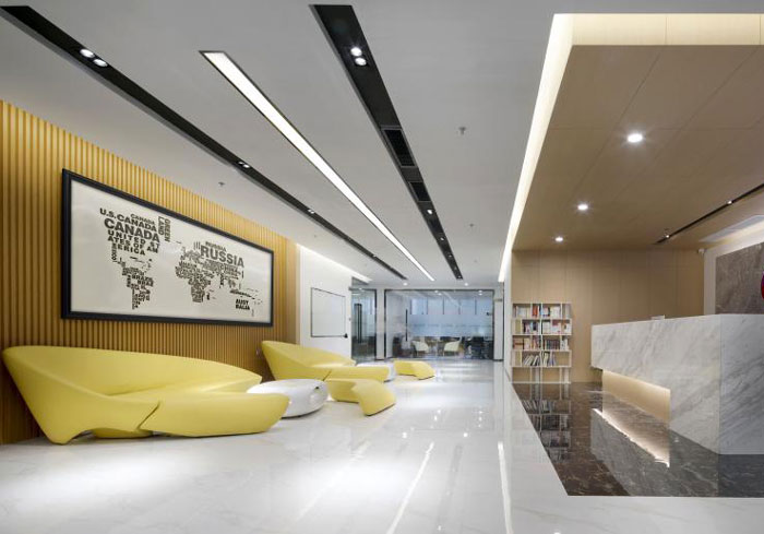 杭州建德辦公室接待區裝修設計方案