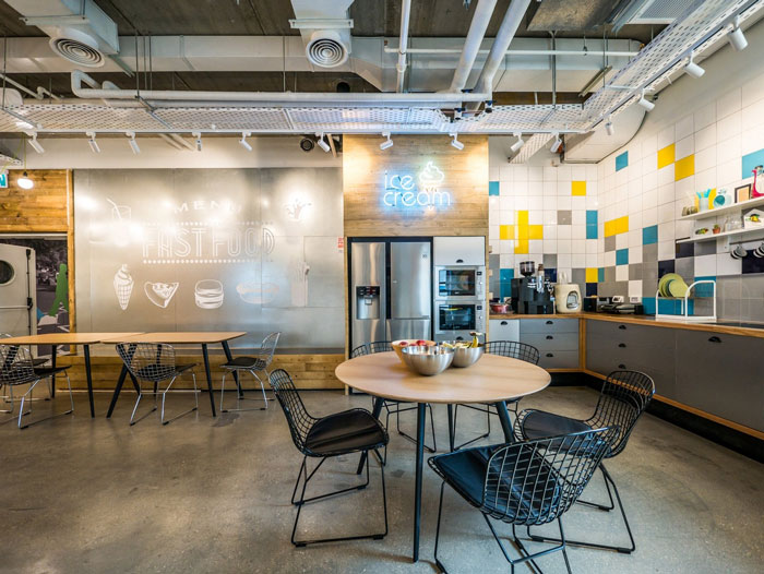 軟件公司辦公室茶水間裝修設計實景圖