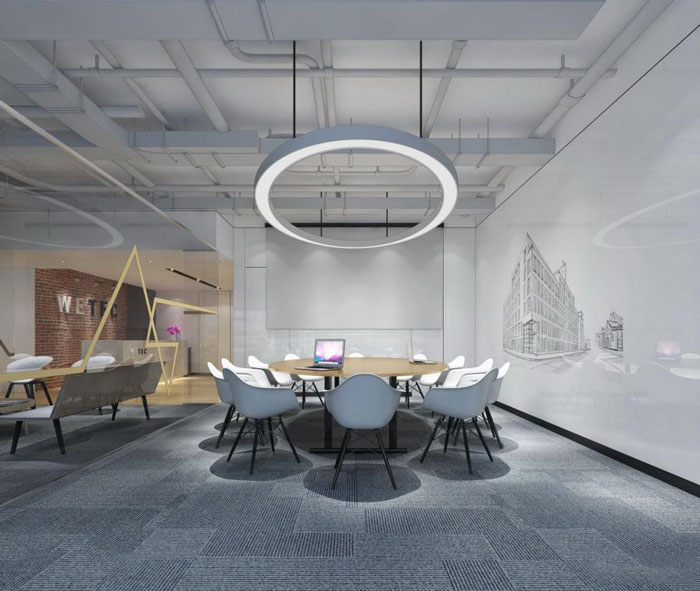 杭州臨安辦公室會議區裝修設計效果圖