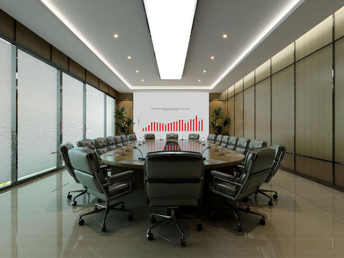 杭州余杭辦公樓會議室裝修設(shè)計(jì)效果圖