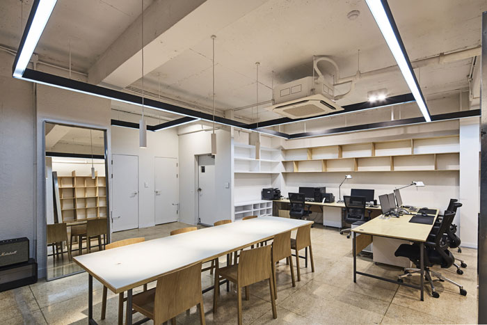 服裝廠房辦公室辦公區裝修設計效果圖