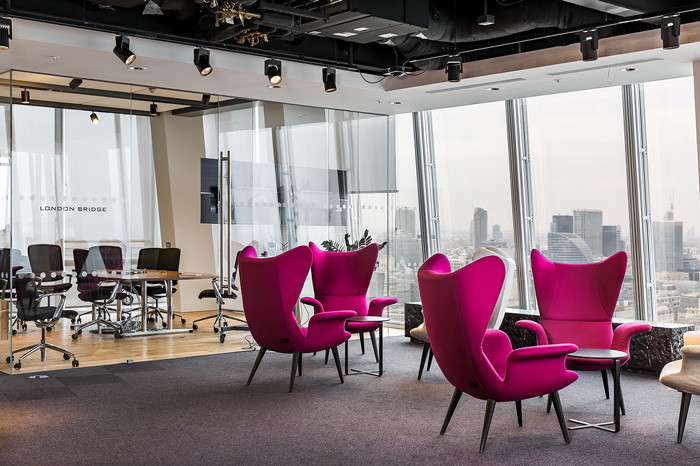 房地產辦公室交流區裝修設計效果圖