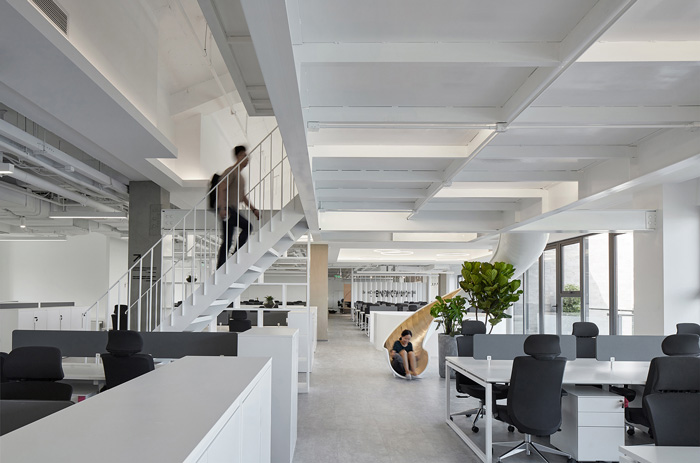 科技辦公樓辦公區域裝修設計效果圖