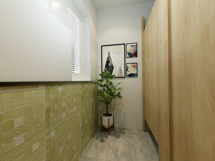 集裝箱辦公室衛(wèi)生間裝修設計效果圖