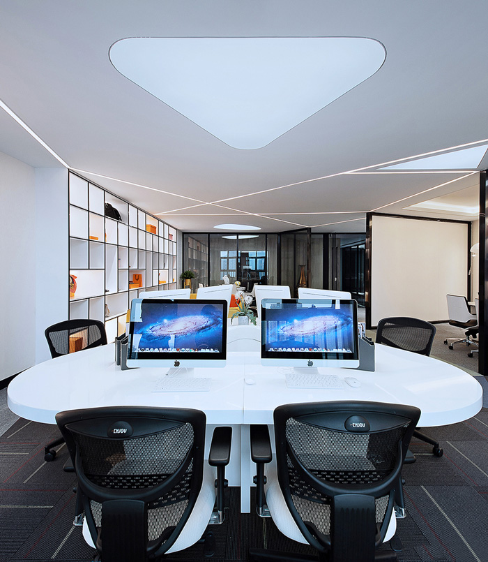 60平方辦公室辦公區裝修設計效果圖