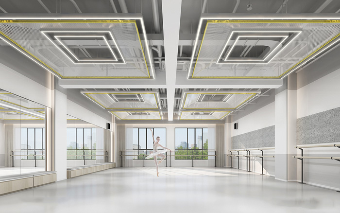 藝術學校教室裝修設計效果圖