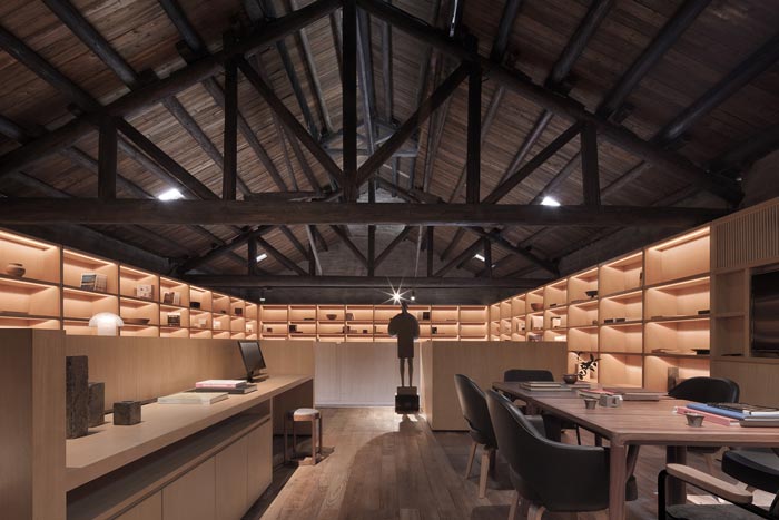 陽朔糖舍酒店書吧裝修設(shè)計效果圖