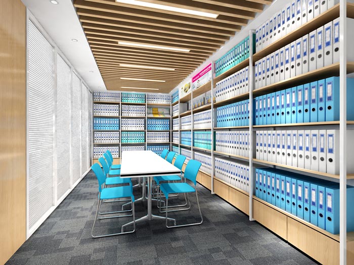 文具公司辦公室交流區裝修設計效果圖