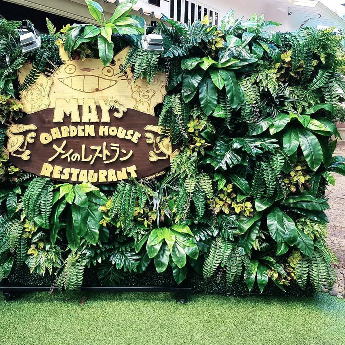 龍貓主題餐廳進門區裝修設計效果圖